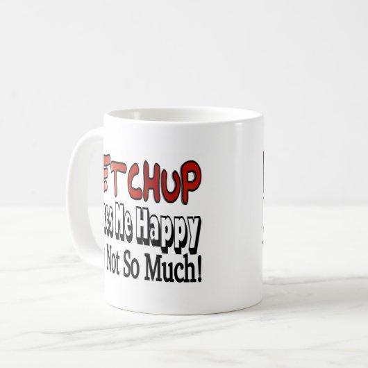 Mug Joyeux Ketchup (Devant gauche)