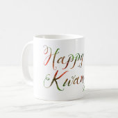 Mug Joyeux Kwanzaa Bokeh Umoja (Devant gauche)