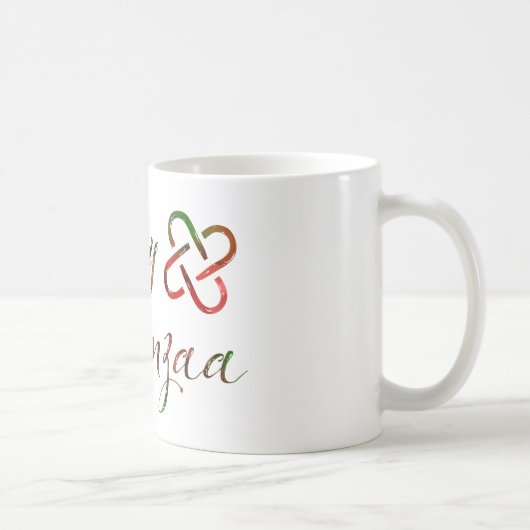Mug Joyeux Kwanzaa Bokeh Umoja (Droite)