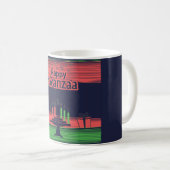 Mug Joyeux Kwanzaa Kinara Menorah Sept Fêtes (Devant droit)
