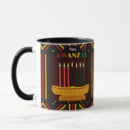 Mug Joyeux Kwanzaa PopArt (Gauche)