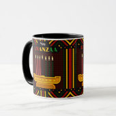 Mug Joyeux Kwanzaa PopArt (Devant gauche)