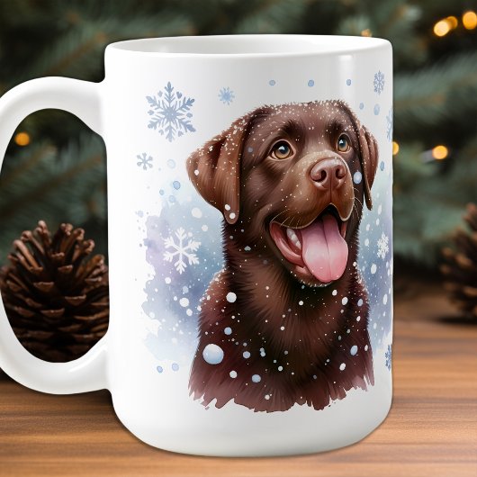 Mug Joyeux Labrador Retriever Puppy Chien Noël