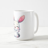 Mug Joyeux lapin aquarelle (Devant droit)
