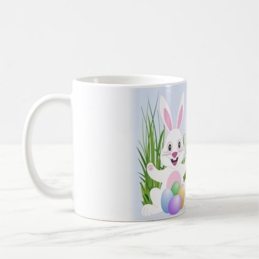 Mug Joyeux lapin blanc (Gauche)
