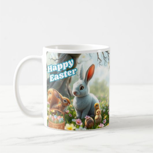 Mug Joyeux Lapin de Pâques (Gauche)