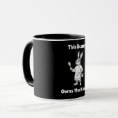 Mug Joyeux Lapin de Pâques Ce Lapin Possède La Cuisine (Devant gauche)