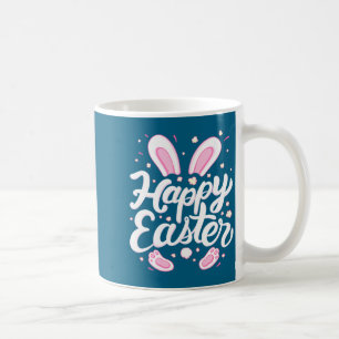 Mug Joyeux lapin de Pâques Graphique de printemps pour
