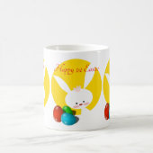 Mug Joyeux lapin de Pâques Jaune (Centre)