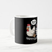 Mug Joyeux lapin lapin de Pâques poulet pas encore ça (Devant gauche)