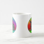 Mug Joyeux lapin lapin Empreinte de léopard de Pâques  (Centre)