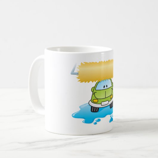 Mug Joyeux lavage de voiture (Devant gauche)