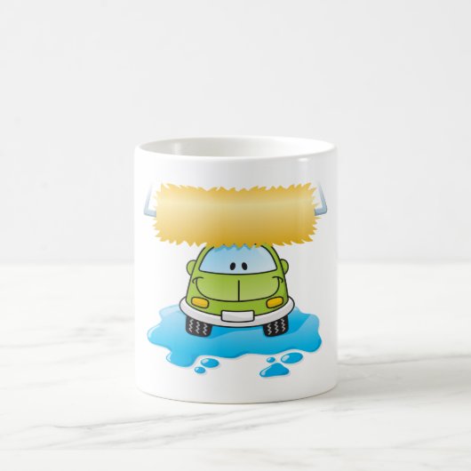 Mug Joyeux lavage de voiture (Centre)