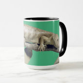 Mug Joyeux Lizard Il Profite De La Vie Personnalisée R (Devant droit)