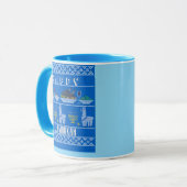 Mug Joyeux llamakkah (Devant gauche)