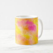 Mug Joyeux lumineux Abstrait de dégradé de couleurs (Devant droit)