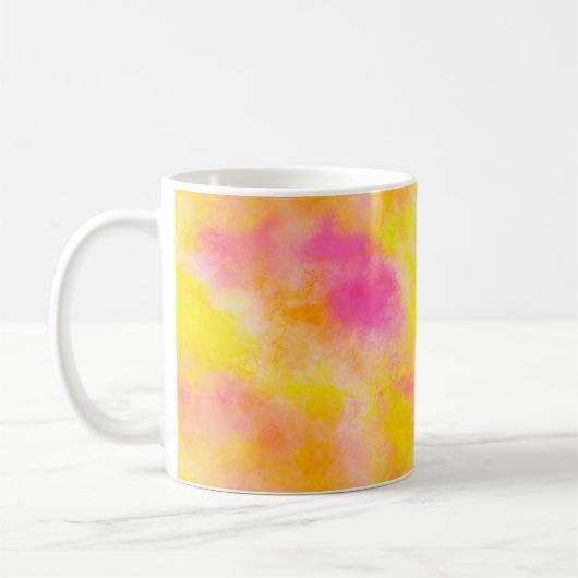 Mug Joyeux lumineux Abstrait de dégradé de couleurs (Gauche)