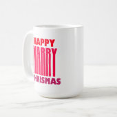Mug Joyeux mariage de noël (Devant gauche)