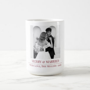 Mug Joyeux & Mariés - Noël de Nouveaux Mariés Personna