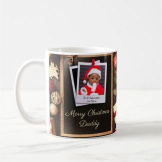 Mug Joyeux Modèle photo de la famille Christmas Daddy