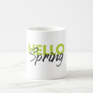 Mug Joyeux, moderne, amusant, design dynamique Hello S