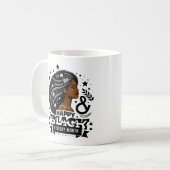 Mug Joyeux Mois de l'histoire des Noirs Carte africain (Devant gauche)