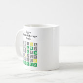 Mug Joyeux Mois de Thérapie Physique Parole Personnali (Devant gauche)