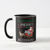 Mug Joyeux MooDengmas Moo Deng Noël Père Noël Hippo (Gauche)