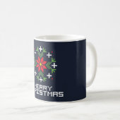 Mug Joyeux motif de Noël 6 (Devant droit)