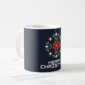 Mug Joyeux motif de Noël 6 (Devant gauche)