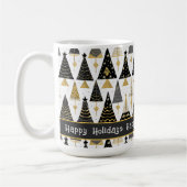 Mug Joyeux Motif de Noël en or noir #25 ID1009 (Gauche)
