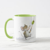 Mug Joyeux Mouse Moe avec Musique Olive (Gauche)
