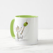 Mug Joyeux Mouse Moe avec Musique Olive (Devant gauche)