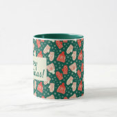 Mug Joyeux Noël 11oz Chapeau Vert & Mitaines (Centre)