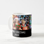 Mug Joyeux Noël 2 Photo 2 Côté Santa Hat (Devant gauche)