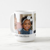 Mug Joyeux Noël 2 photo Famille Grand-parent (Devant gauche)