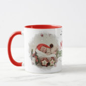 Mug Joyeux Noël 2 Photo Meilleure nouvelle maman toujo (Gauche)