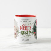 Mug Joyeux Noël 2 Photo Meilleure nouvelle maman toujo (Centre)