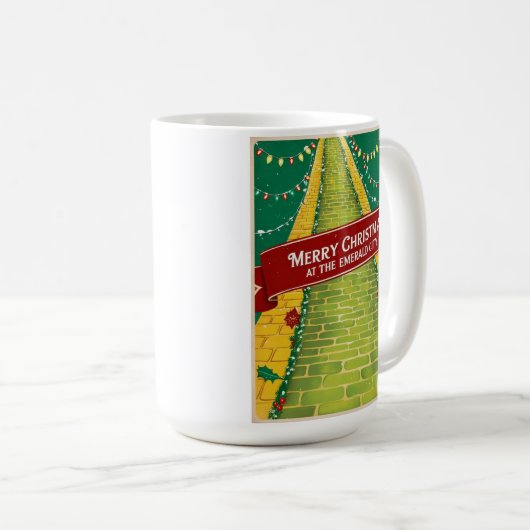 Mug Joyeux Noël à Emerald City (Devant droit)