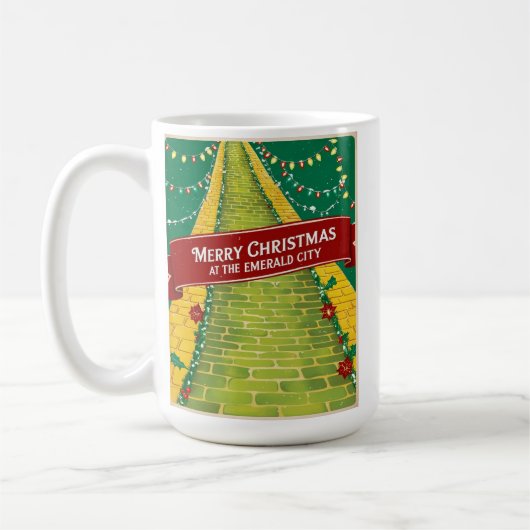 Mug Joyeux Noël à Emerald City (Gauche)