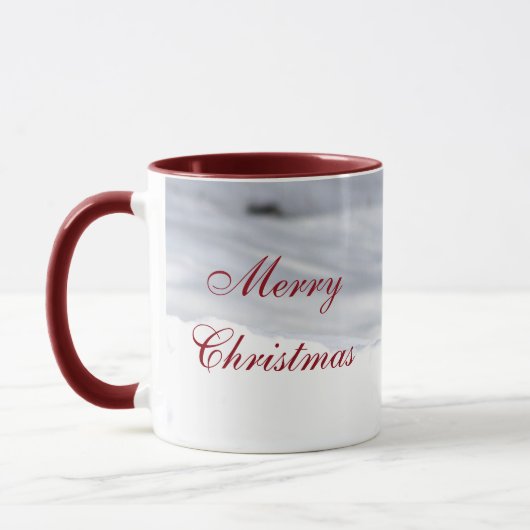 Mug Joyeux Noël à l'écureuil rouge (Gauche)