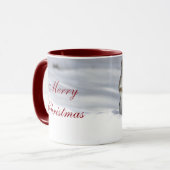 Mug Joyeux Noël à l'écureuil rouge (Devant gauche)