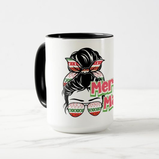 Mug Joyeux Noël à maman (Devant gauche)