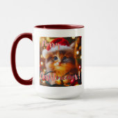Mug Joyeux Noël à tous les chats ! (Gauche)