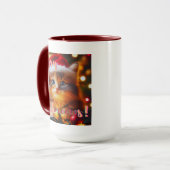 Mug Joyeux Noël à tous les chats ! (Devant gauche)