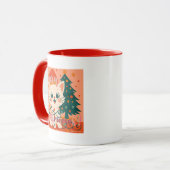 Mug Joyeux Noël à tous les félins ! Chat (Devant gauche)