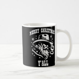 Mug Joyeux Noël à tous Santa Cowboy Noël Country Homme