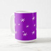 Mug Joyeux Noël Aimez-vous toujours Papa Mauve (Devant gauche)