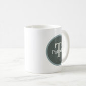 Mug Joyeux Noël ajouter monogramme Maison de campagne (Devant droit)