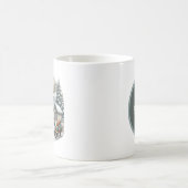 Mug Joyeux Noël ajouter monogramme Maison de campagne (Centre)